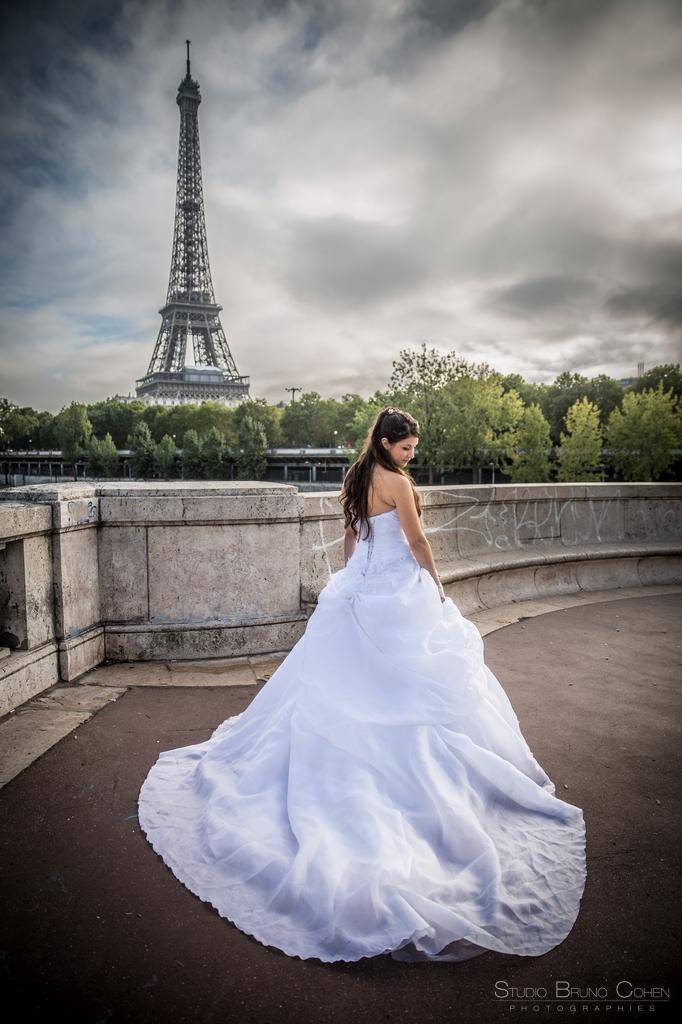 Portrait Trash the Dress Paris