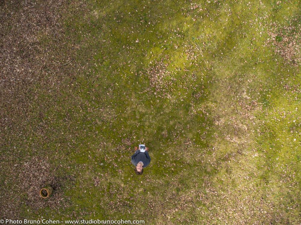 Bruno Cohen photo portrait depuis un drone